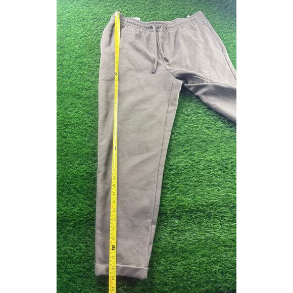 ZARA Jogger Knit Easy Care Pants XL Brown 0706/540 Slim Fit Stretch Trousers - Picture 9 of 10